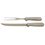 Ginsu International Traditions 2-Piece Stainless Steel Carving Set by Ginsu