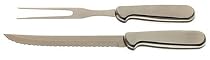 Ginsu International Traditions 2-Piece Stainless Steel Carving Set