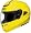 Shoei MULTITEC FLIP-UP BRILLIANT YELLOW SIZE:LRG MOTORCYCLE Full-Face-Helmet