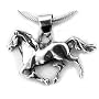 Horses Sterling Silver Running HORSE Pony Charm Pendant