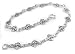 Sterling Silver CELTIC Sun Knot CROSS 7 Link Bracelet