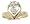 14k Gold Plated Pear Shaped CZ Engagement Ring
