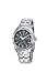 Armitron Watches - Armitron Men's Silver-Tone Stainless Steel Multi-Function Round Black Dial Dress Watch #204412BKSV