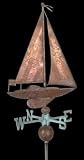 Weather Vanes Unfinished Copper, Small Windjammer Weathervane