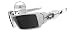 OAKLEY Oil Rig Sunglasses, T-Pain Signature Edition. Polished White Frame with Black Iridium Lens OAKLEY Oil Rig Sunglasses, T-Pain Signature Edition. Polished White Frame with Black Iridium Lens