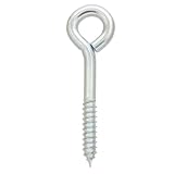Crown Bolt 79162 8 mm x 49 mm White Screw Eye with Anchor, 2-Count
