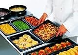 Rubbermaid 240P Hot Food Pan, 1 / 2 Size Long - Black