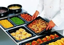 Rubbermaid Black 1/2 Size Long Hot Food Pan, 4 H 104787