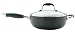 Anolon Advanced Hard Anodised Covered Chefs Pan with Helper Handle, 26 cm, 9.5 Litre