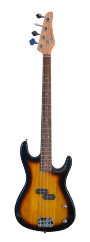SUNBURST Electric Bass Guita Pack with 10 Watt Bass Amplifier & DirectlyCheap(TM) Translucent Blue Medium Guitar Pick On Sale