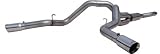 MBRP Performance Diesel Truck Exhaust System Cool Duals Aluminized Steel- Installer Series Chevrolet Silverado 2001 to 2005 (ClassicBody) 6.6L Duramax Extended/CrewCab Cat Back, 4 Cool Duals