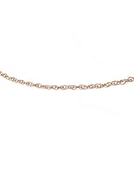 10k Pink Gold Rope Chain (17")