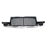04-07 GMC Canyon Front Vertical Sport Grille Grill Kit Black by AutoGrimmig