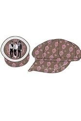 Jonas Brothers Newsboy Cap Hat All Over Print with Rhinestones