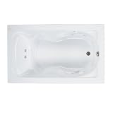 American Standard 2771.018WC.020 Cadet 5-Feet by 36-Inch Whirlpool with Everclean and Hydro Massage System-I, White