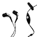 New Stereo Headset Hands-free Earphone with build-in Microphone for Apple iPhone 5/ 4/ 4G/ 3G/ 3G S- Compatible with Blackberry Tour 9630, Storm 9530, iPod Touch, iPod Classic, iPod Nano 3G 2G 1G, iPod Shuffle and MP3 MP4 - Black Color