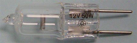 Halogen 50 Watt 12 G6.35 Bulb