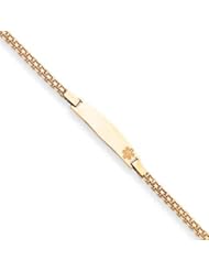 7 Inch 14k Gold Non-enameled Medical ID Bracelet