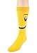 Foot Traffic, Men's Wacky Novelty Socks, Smiley Face (Shoe Sizes 7-12)