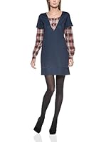 Love Moschino Vestido (Azul / Rojo)