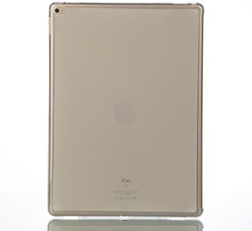 ipad pro 12.9 Silicone Case,ipad pro Tpu Case - Premium Slim Soft Gel TPU Cover Case iPad pro 12.9 case, ipad pro case, Smart Cover And smart keyboard Compatible (ipad pro white)