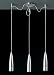 MANIA-SO3D-CR, Chrome, Pendant Light