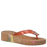 BCBGirls Women's Flap Flip-Flop - 6M Grapefruit