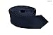 Moda Di Raza- Mens Slim Ties Skinny Necktie 2 inch Satin Finish Polyester Ties - Navy