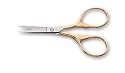 Mundial 160-CS Specialty Forged 3 1/2" Florentine Embroidery Scissors