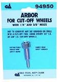 Arbor For Cut-Off Wheels
