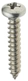 Stainless Steel Phillips Flat Hd Type A Sheet Metal Screw #10 x 1/2 L (Pack of 25)