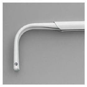  Levolor-kirsch 13291 Single Curtain Rods, White