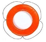 Taylor Made Products USCG Polyethylene Foam Life Ring (24, White)
