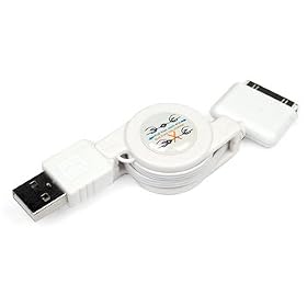 Ipod Mini Nano Video Retractable USB Data Cable and Charger by iPod