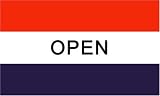 Open RWB MESSAGE Flag - 3 foot by 5 foot Polyester (NEW)
