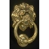 Lion Door Knocker ( Brass ) ( 10 &acute; H x 5 &acute; W x 3 &acute; D ) - B0012C2ZEY