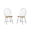Farmhouse Dining Chair - White/ Natural (2-pk.)