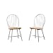 Kitchen & Housewares : Farmhouse Dining Chair - White/ Natural (2-pk.)