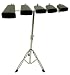 Signature Music 5 Piece Cow Bell Set with Folding Stand New CBS