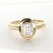0.30 Carat Princess Diamond Engagement Ring in 18ct Solid Yellow Gold