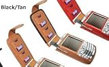 Piel Frama Black/Tan Leather Case Samsung SCH-i730 Extended Battery