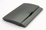 Business Name Card Holder Curve Cover Charcoal Black Case
