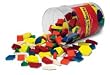 PATTERN BLOCKS WOODEN 250/PK 1CM