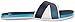 adidas Performance Women's Supercloud Plus Slide W Athletic Sandal,Bright Cyan Blue/White/Collegiate Navy,7 M US