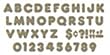 READY LETTERS 2 INCH CASUAL SILVER