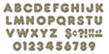 READY LETTERS 2 INCH CASUAL SILVER
