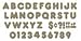 READY LETTERS 2 INCH CASUAL SILVER