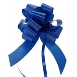 Royal Blue 31mm Ribbon Pull Bows x 5 Florist Craft Floral Tributes Bouquets Gift Decoration Wedding