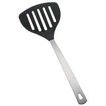 Amco Nylon Slotted Wide Blade Spatula