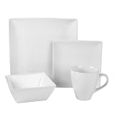 Trilogy 16-pc. Dinnerware Set - White (Square)